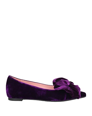 RAS Ballet flats Purple Textile fibers