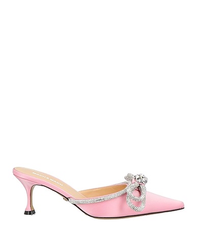 MACH & MACH Mules and clogs Pink Textile fibers