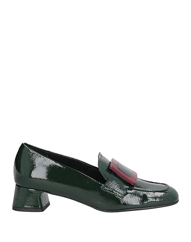 ZINDA Loafers Dark green Leather