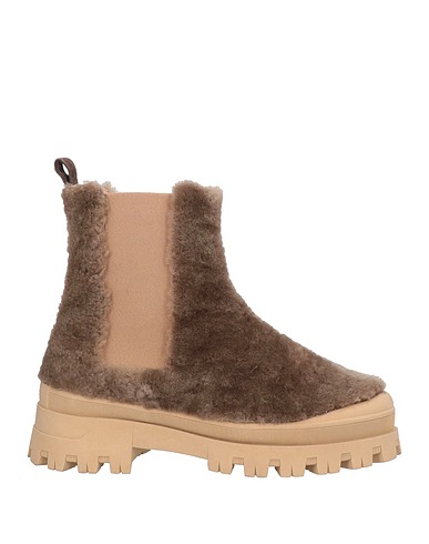 RAS Ankle boot Khaki Shearling