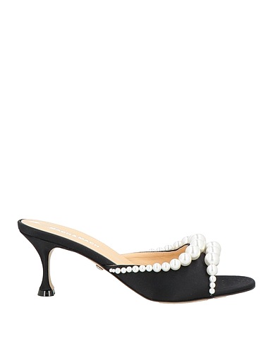 MACH & MACH Sandals Black Textile fibers