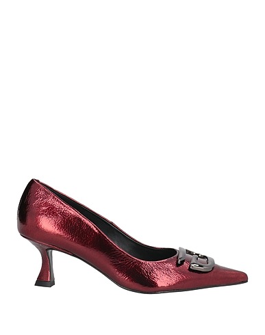 ZINDA Pump Burgundy Leather