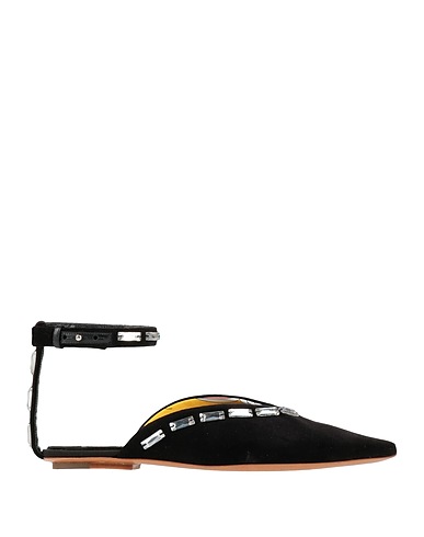 PUCCI Ballet flats Black Textile fibres