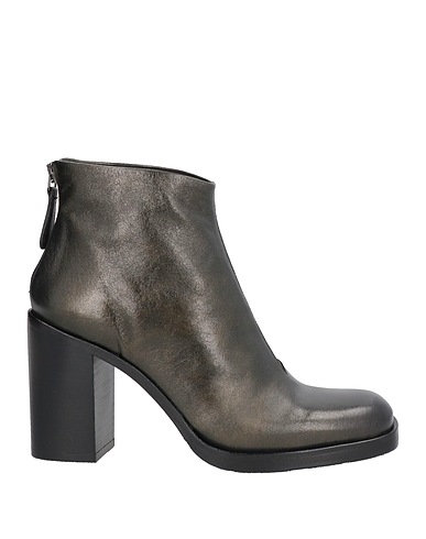 ZINDA Ankle boot Charcoal Leather