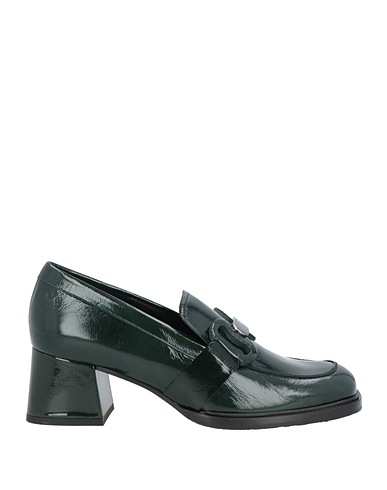 ZINDA Loafers Dark green Leather