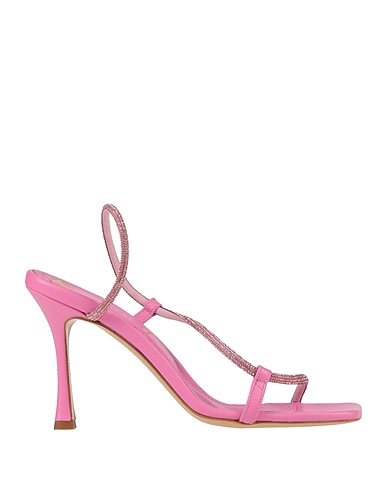 FRANCO COLLI Sandals Pink Leather