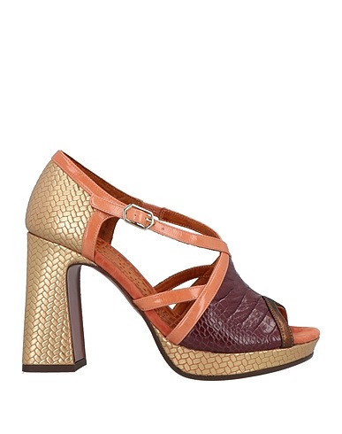 CHIE MIHARA Sandals Plum Leather