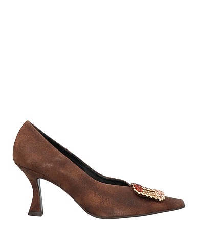 ZINDA Pump Dark brown Leather