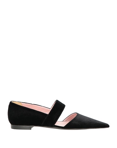 ILIO SMERALDO Ballet flats Black Textile fibres