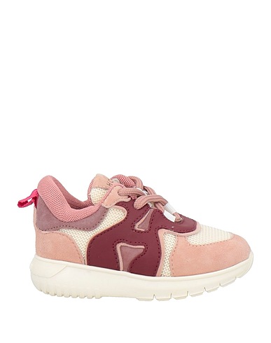 HOGAN Sneakers JUNIOR Antique rose Leather, Textile fibres