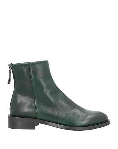 ZINDA Ankle boot Dark green Leather