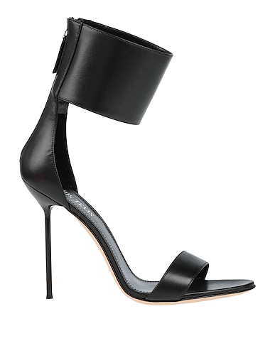 PARIS TEXAS Sandals Black Leather