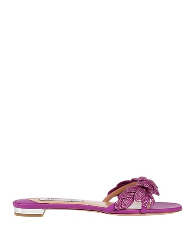 AQUAZZURA Sandals Mauve Leather