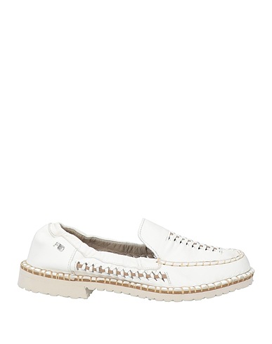 PATRIZIA BONFANTI Loafers White Leather
