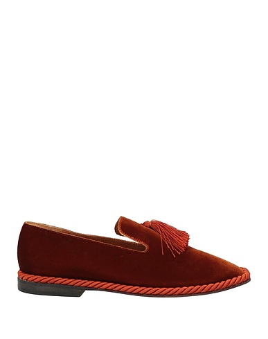 CLERGERIE Loafers Brown Textile fibres