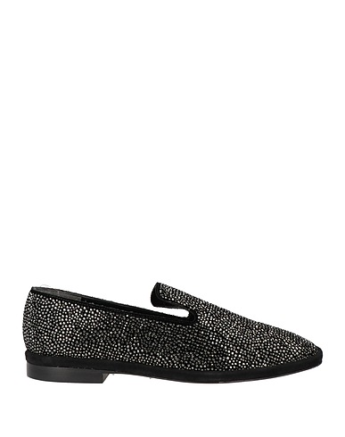 CLERGERIE Loafers Black Textile fibers