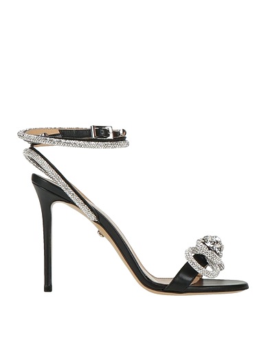 MACH & MACH Sandals Black Leather