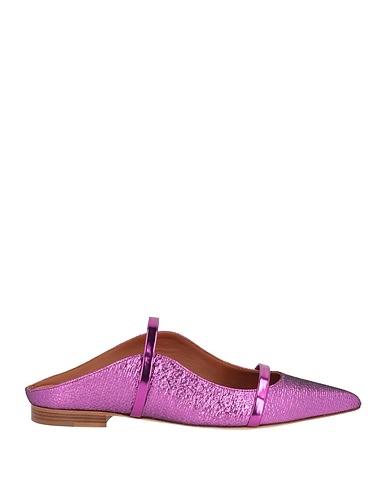 MALONE SOULIERS Mules and clogs Purple Leather