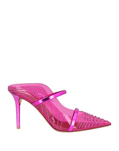 MALONE SOULIERS Mules und Clogs Fuchsia Plastik, Leder
