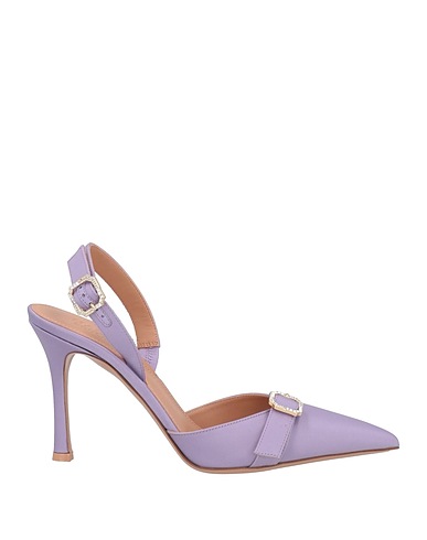 MALONE SOULIERS Décolleté Lilla Fibre tessili