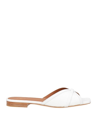 MALONE SOULIERS Sandals White Leather