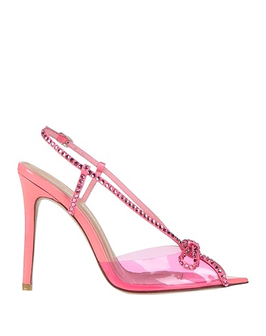 ANDREA WAZEN Sandali Fucsia Pelle, Plastica