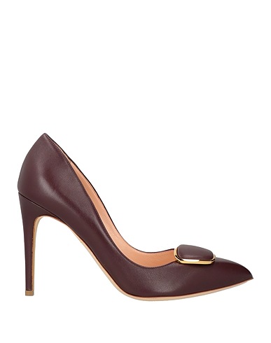 RUPERT SANDERSON Court Burgundy Leather