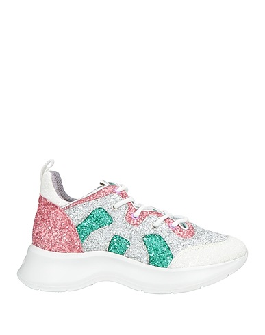 HOGAN Sneakers #SPECIALMADEUPCYCLED LIMITED EDITION Silver Leather