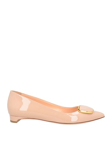 RUPERT SANDERSON Ballet flats Blush Calfskin