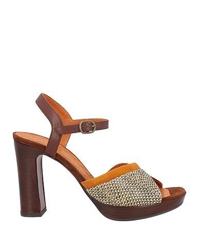 CHIE MIHARA Sandals Brown Leather