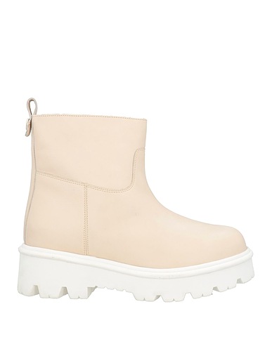 TWINSET Ankle boot Off white Leather