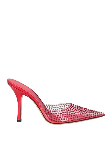 PARIS TEXAS Mules und Clogs Rot PVC - Polyvinylchlorid, Gewebefasern