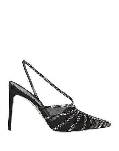 RENE' CAOVILLA Décolleté Nero Fibre tessili
