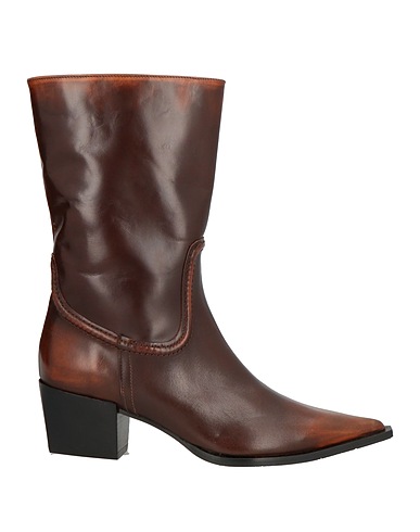 RAS Ankle boot Dark brown Leather