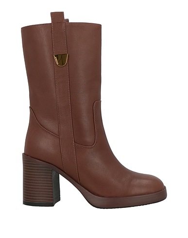 COCCINELLE Ankle boot Brown Leather