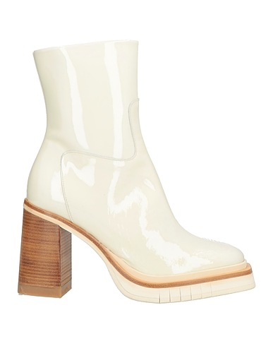 ZINDA Stivaletti Off white Pelle