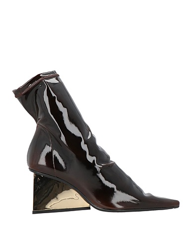 RAS Ankle boot Dark brown Textile fibres