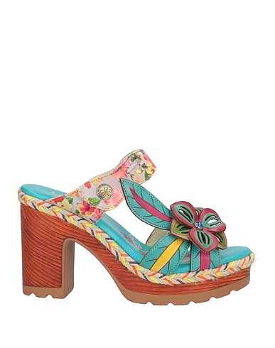 LAURA VITA® Sandali Turchese Pelle