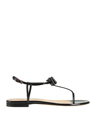 MACH & MACH Flip flops Black Leather