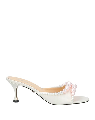 MACH & MACH Sandals Ivory Leather