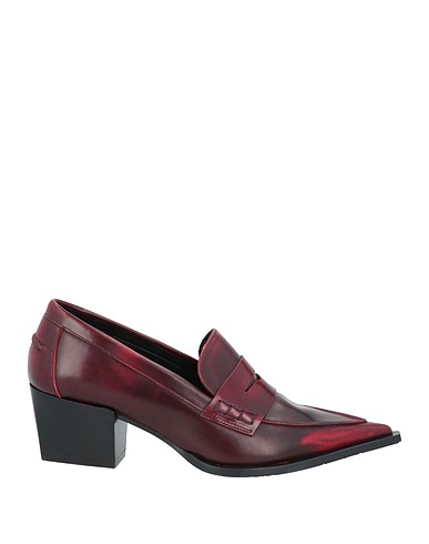 RAS Loafers Burgundy Leather