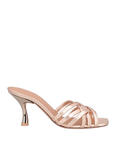 MALONE SOULIERS Sandals Rose gold Leather