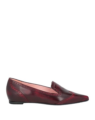 RAS Loafers Burgundy Leather