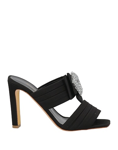 RUPERT SANDERSON Sandali Nero Fibre tessili