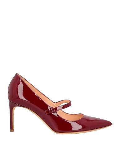 RUPERT SANDERSON Court Burgundy Leather