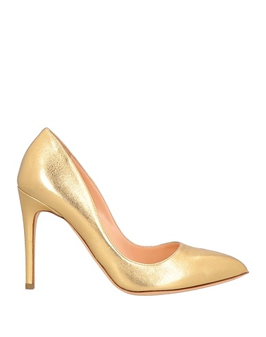 RUPERT SANDERSON Pump Gold Leather