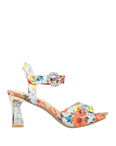 LAURA VITA® Sandals Orange Leather