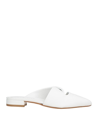 ESSENTIAL L.A.B. Mule e zoccoli Bianco Pelle
