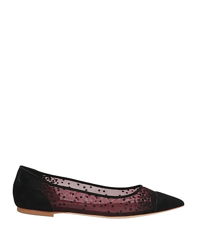 RUPERT SANDERSON Ballet flats Black Textile fibers