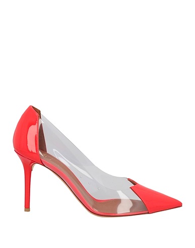 MALONE SOULIERS Court Tomato red Leather, Plastic